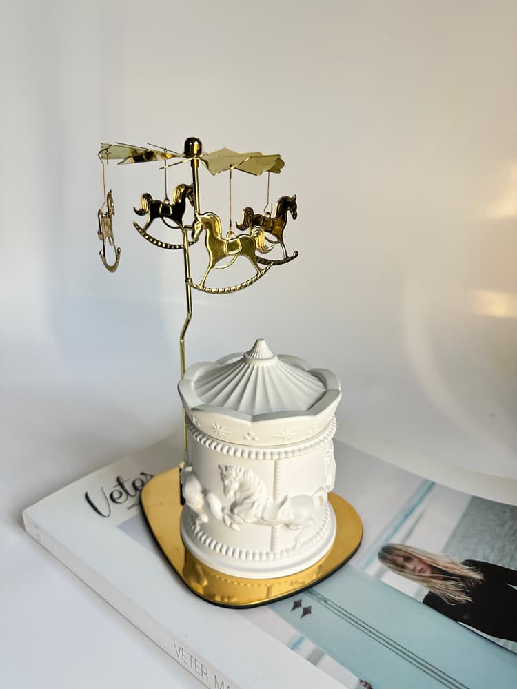 Шкатулка-подсвечник Карусель